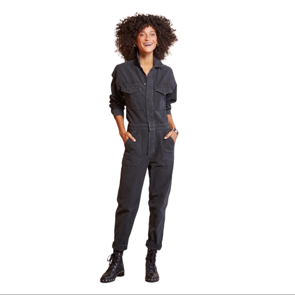 Citizens of Humanity denim grey Marta jumpsuit - size M